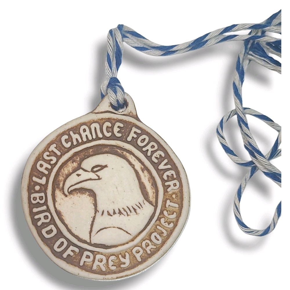 Birds of Prey Project San Antonio Ceramic Pendant Necklace